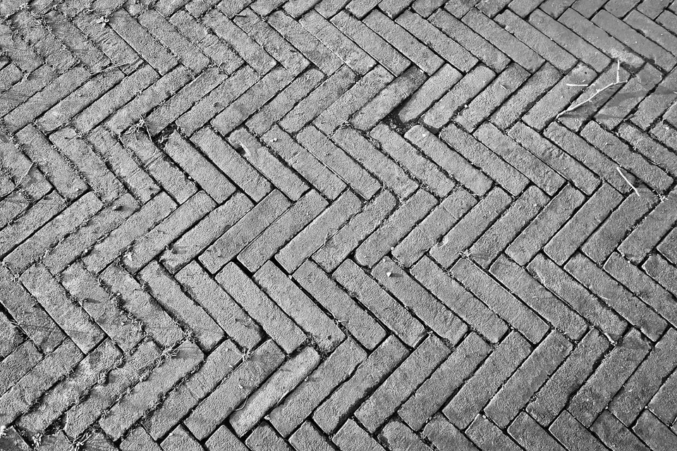 Illustrative block paving driveway surface