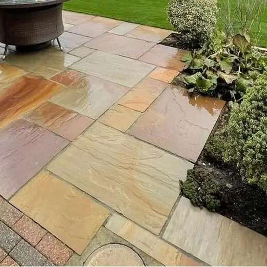 Driveway and paved area