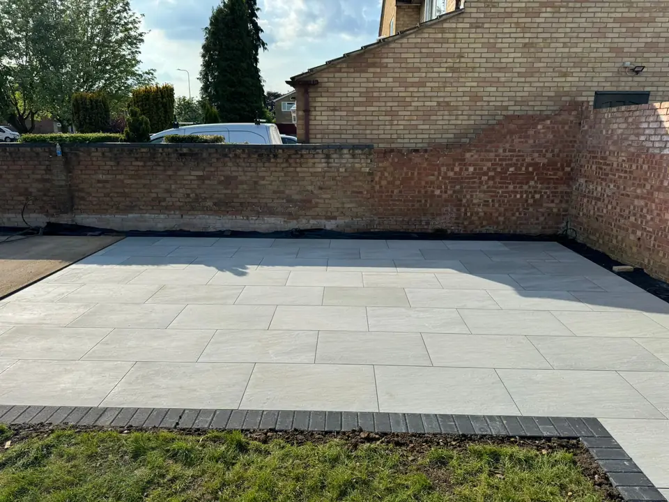 Tarmac surface at a residential driveway